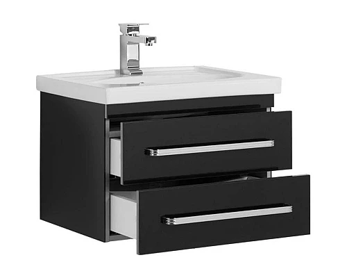 Приобрести Тумба черный 57,5 см Aquanet Сиена 00189235 в магазине сантехники Santeh-Crystal.ru
