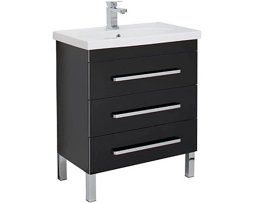 Купить Тумба черный 67,2 см Aquanet Сиена 00189224 в магазине сантехники Santeh-Crystal.ru