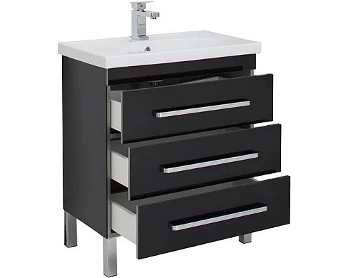 Купить Тумба черный 67,2 см Aquanet Сиена 00189224 в магазине сантехники Santeh-Crystal.ru