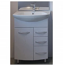 Тумба белый 56 см ASB-Mebel Грета 9938