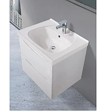 Тумба Bianco Lucido 57,4 см BelBagno Fly FLY-600/EMP-2C-SO-BL-P