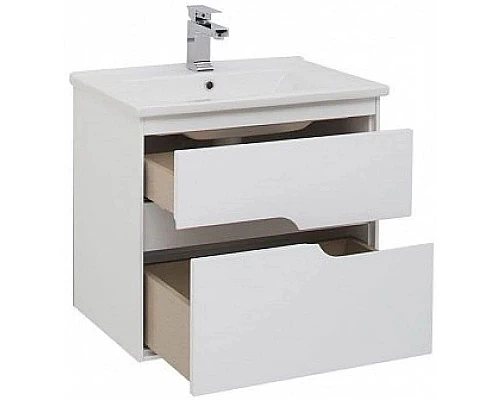 Заказать Тумба белый глянец 62 см Aquanet Модена 00198485 в магазине сантехники Santeh-Crystal.ru