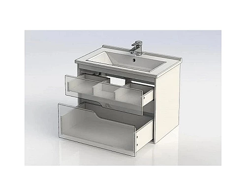 Заказать Тумба белый глянец 72 см Aquanet Модена 00198486 в магазине сантехники Santeh-Crystal.ru