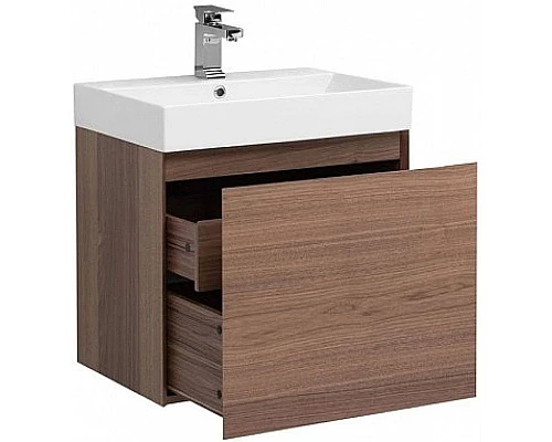 Приобрести Тумба орех 59,5 см Aquanet Нью-Йорк 00203945 в магазине сантехники Santeh-Crystal.ru