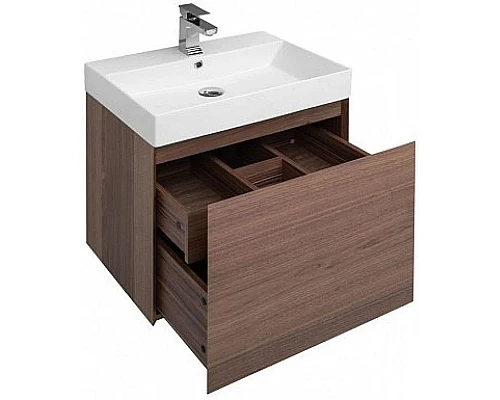 Приобрести Тумба орех 59,5 см Aquanet Нью-Йорк 00203945 в магазине сантехники Santeh-Crystal.ru