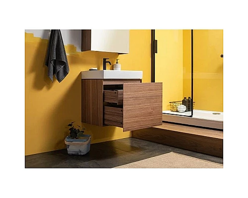 Приобрести Тумба орех 59,5 см Aquanet Нью-Йорк 00203945 в магазине сантехники Santeh-Crystal.ru