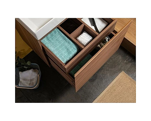 Приобрести Тумба орех 59,5 см Aquanet Нью-Йорк 00203945 в магазине сантехники Santeh-Crystal.ru