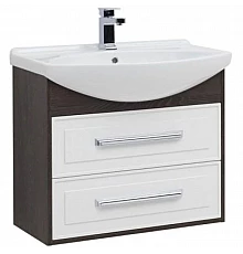 Тумба белый глянец/дуб кантербери 72,5 см Aquanet Остин 00201730