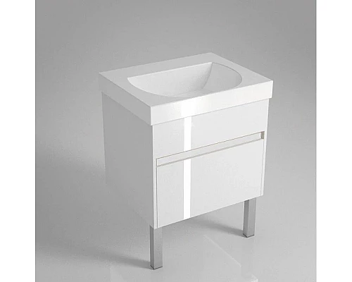 Купить Тумба белый глянец 57,5 см Kerama Marazzi Buongiorno BGN.60.2\WHT.UK в магазине сантехники Santeh-Crystal.ru