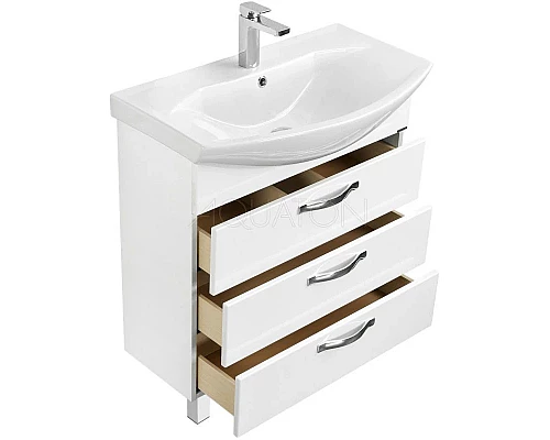 Приобрести Тумба с раковиной белый 65 см Акватон Ария 1A1234K0AA010 в магазине сантехники Santeh-Crystal.ru