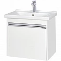 Тумба с раковиной белый глянец 60 см Акватон Капри 1A2301K1KP010