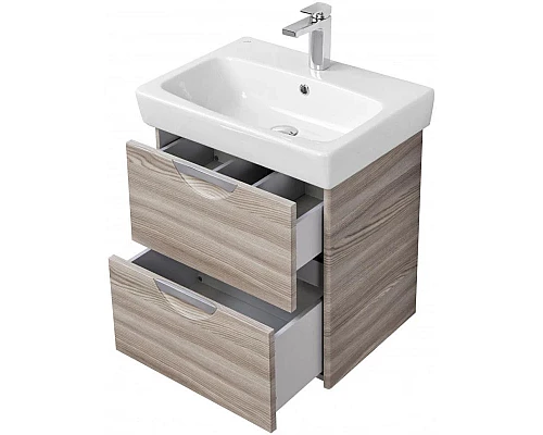 Приобрести Тумба с раковиной дуб фьорд 60 см Акватон Сильва 1A2118K1SIW60 в магазине сантехники Santeh-Crystal.ru