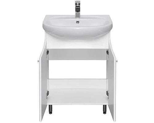 Приобрести Тумба белый глянец 61 см Акватон Минима 1A104201MN010 в магазине сантехники Santeh-Crystal.ru