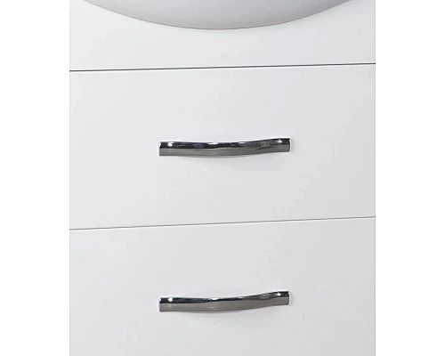 Заказать Тумба с раковиной белый глянец 60,5 см Bellezza Анкона 4639609110016 + 4690311009951 в магазине сантехники Santeh-Crystal.ru