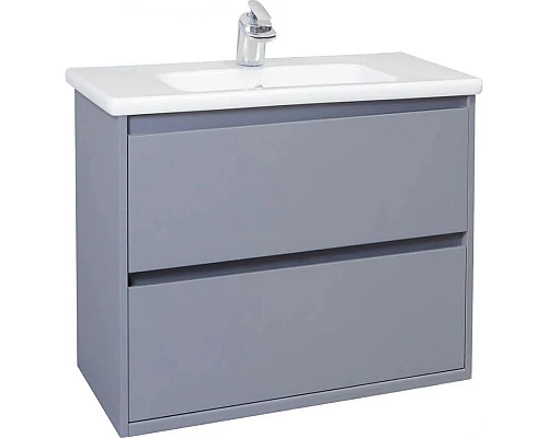 Купить Тумба с раковиной серебро 61 см Bellezza Лоренцо 4639109270364 + 4660018640344 в магазине сантехники Santeh-Crystal.ru