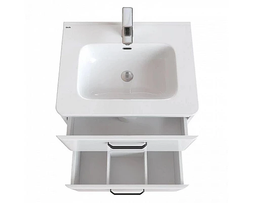 Приобрести Тумба с раковиной белый глянец 60 см IDDIS Brick BRI60W0i95K в магазине сантехники Santeh-Crystal.ru