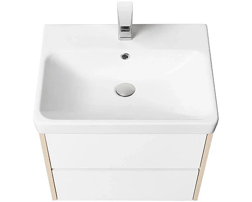 Купить Тумба белый глянец/дуб верона 68,2 см Акватон Сканди 1A251801SDB20 в магазине сантехники Santeh-Crystal.ru