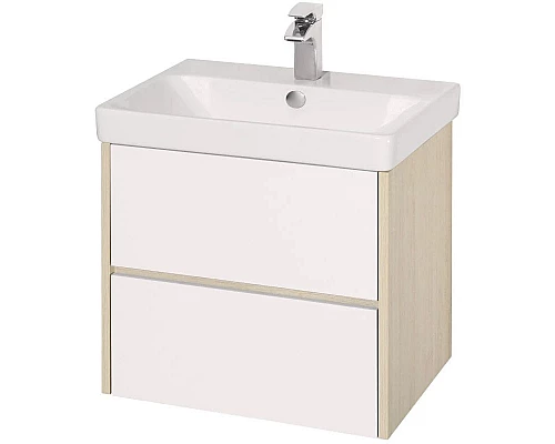 Купить Тумба белый глянец/дуб верона 68,2 см Акватон Сканди 1A251801SDB20 в магазине сантехники Santeh-Crystal.ru