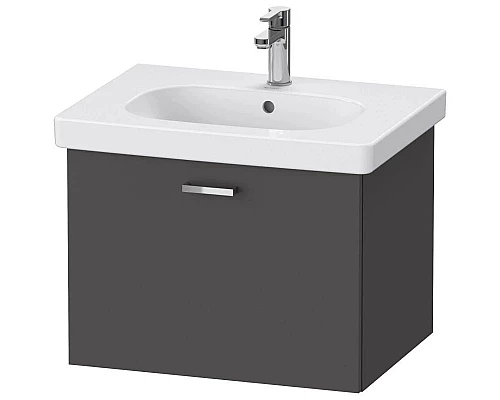 Приобрести Тумба графит матовый 60 см Duravit XBase XB607004949 в магазине сантехники Santeh-Crystal.ru