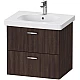 Приобрести Тумба каштан 60 см Duravit XBase XB618905353 в магазине сантехники Santeh-Crystal.ru