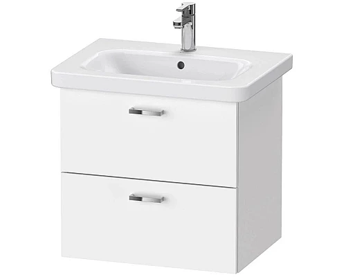 Приобрести Тумба белый матовый 58 см Duravit XBase XB619501818 в магазине сантехники Santeh-Crystal.ru