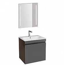 Комплект мебели темно-серый матовый 60 см Geberit Renova Plan 529.915.JK.6