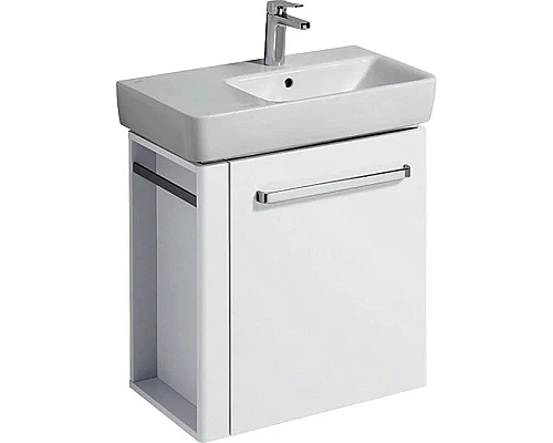 Заказать Тумба белый глянец/белый матовый 59 см Geberit Renova Compact 862265000 в магазине сантехники Santeh-Crystal.ru