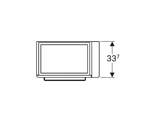 Купить Тумба светло-серый глянец/светло-серый матовый 59 см Geberit Renova Compact 862066000 в магазине сантехники Santeh-Crystal.ru