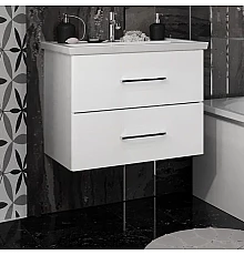 Тумба с раковиной белый глянец 70,5 см Opadiris Арабеска