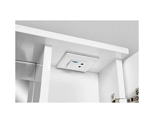 Заказать Комплект мебели белый глянец 65 см Am.Pm Like M80FSX0652WG + M80WCC0652WG + M80MPR0651WG в магазине сантехники Santeh-Crystal.ru