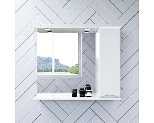 Заказать Комплект мебели белый глянец 65 см Am.Pm Like M80FSX0652WG + M80WCC0652WG + M80MPR0651WG в магазине сантехники Santeh-Crystal.ru