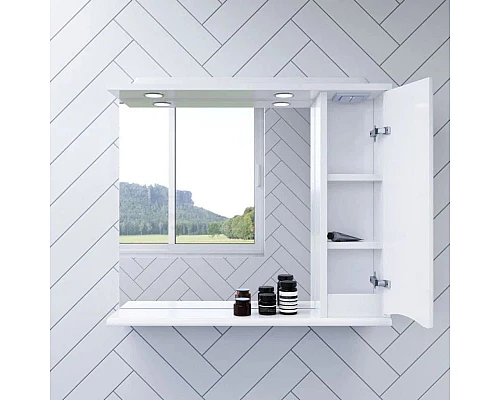 Заказать Комплект мебели белый глянец 65 см Am.Pm Like M80FSX0652WG + M80WCC0652WG + M80MPR0651WG в магазине сантехники Santeh-Crystal.ru