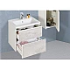 Приобрести Комплект мебели бетон/белый матовый 70 см Roca Ronda ZRU9303003 + 327471000 + ZRU9303008 в магазине сантехники Santeh-Crystal.ru