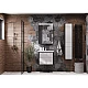 Приобрести Комплект мебели белый глянец/антрацит 60 см Roca Ronda ZRU9302963 + 327472000 + ZRU9302968 в магазине сантехники Santeh-Crystal.ru