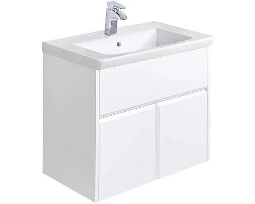 Приобрести Комплект мебели белый глянец 60 см Roca Up ZRU9303010 + 327472000 + ZRU9303015 в магазине сантехники Santeh-Crystal.ru