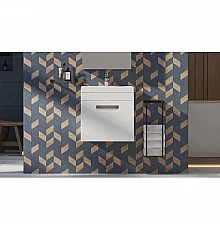 Тумба белый матовый 49,3 см Velvex Estea tpEST.50.1Y-233