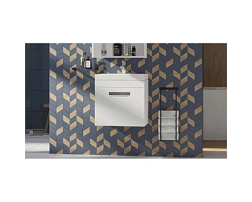 Купить Тумба белый матовый 49,3 см Velvex Estea tpEST.50.1Y-233 в магазине сантехники Santeh-Crystal.ru