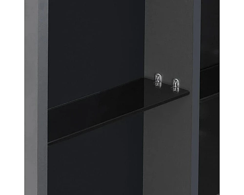 Заказать Комплект мебели графит софт/дуб веллингтон 75 см Акватон Сохо 1A258101AJA00 + 1WH501619 + 1A258302AJA0R в магазине сантехники Santeh-Crystal.ru