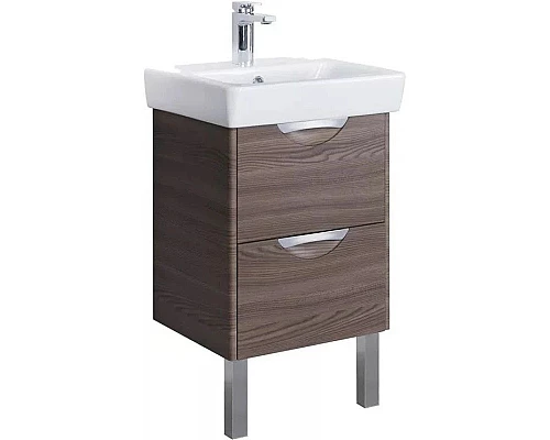 Заказать Тумба с раковиной дуб макиато 60 см Акватон Сильва 1A2118K1SIW50 в магазине сантехники Santeh-Crystal.ru