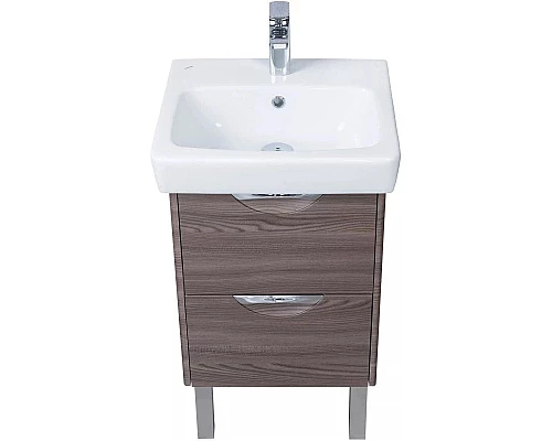 Приобрести Комплект мебели дуб макиато 60 см Акватон Сильва 1A211801SIW50 + 1WH302186 + 1A216202SIW50 в магазине сантехники Santeh-Crystal.ru