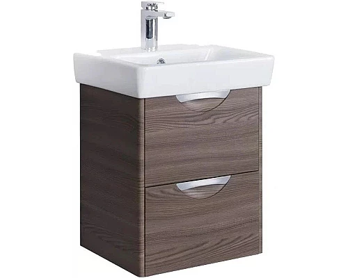 Приобрести Комплект мебели дуб макиато 60 см Акватон Сильва 1A211801SIW50 + 1WH302186 + 1A216202SIW50 в магазине сантехники Santeh-Crystal.ru