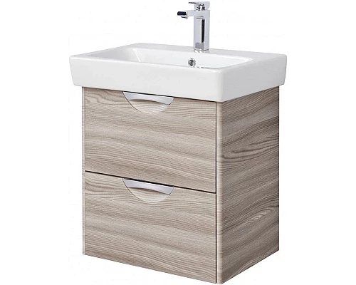 Приобрести Комплект мебели дуб фьорд 60 см Акватон Сильва 1A211801SIW60 + 1WH302186 + 1A216202SIW60 в магазине сантехники Santeh-Crystal.ru