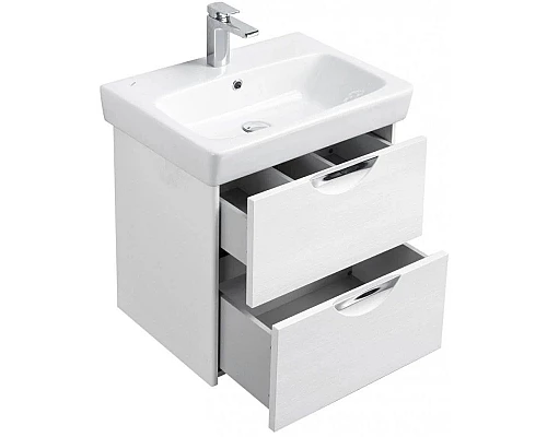 Заказать Комплект мебели дуб полярный 60 см Акватон Сильва 1A211801SIW70 + 1WH302186 + 1A216202SIW70 в магазине сантехники Santeh-Crystal.ru