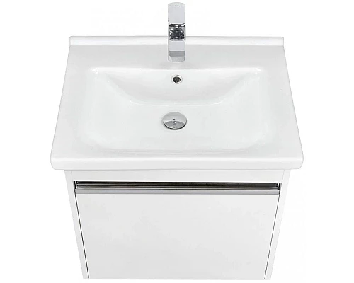 Заказать Комплект мебели белый глянец 60 см Акватон Капри 1A230101KP010 + 1WH302421 + 1A230302KP010 в магазине сантехники Santeh-Crystal.ru