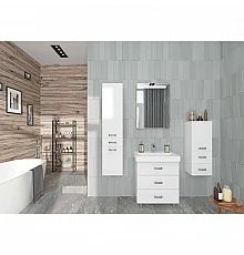 Комплект мебели белый 70 см Акватон Америна 1A169001AM010 + 1WH302083 + 1A135302AM01R