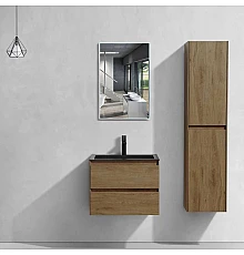 Комплект мебели дуб табачный 60 см Vincea Luka VMC-2L600TO + VCB-13600B + VLM-2J600