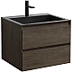 Заказать Комплект мебели темный дуб 60 см Vincea Luka VMC-2L600RO + VCB-13600B + VLM-2J600 в магазине сантехники Santeh-Crystal.ru