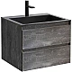 Купить Тумба с раковиной серый камень 60 см Vincea Luka VMC-2L600GS + VCB-13600B в магазине сантехники Santeh-Crystal.ru