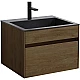 Заказать Тумба с раковиной дуб табачный 60 см Vincea Chiara VMC-2C600TO + VCB-13600B в магазине сантехники Santeh-Crystal.ru