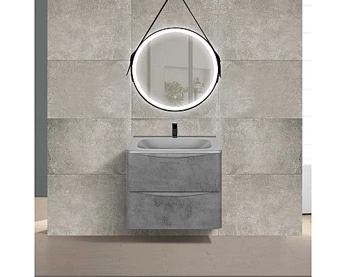 Приобрести Тумба с раковиной бетон 59,4 см Vincea Paola VMC-2P600BT + VCB-2VP600G в магазине сантехники Santeh-Crystal.ru